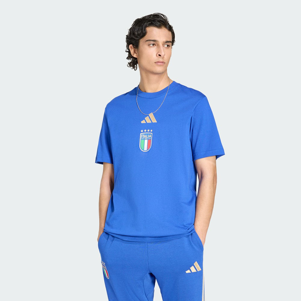Adidas Italy National Team FIFA x World Cup Alphaskin Graphic T-Shirts - Royal
