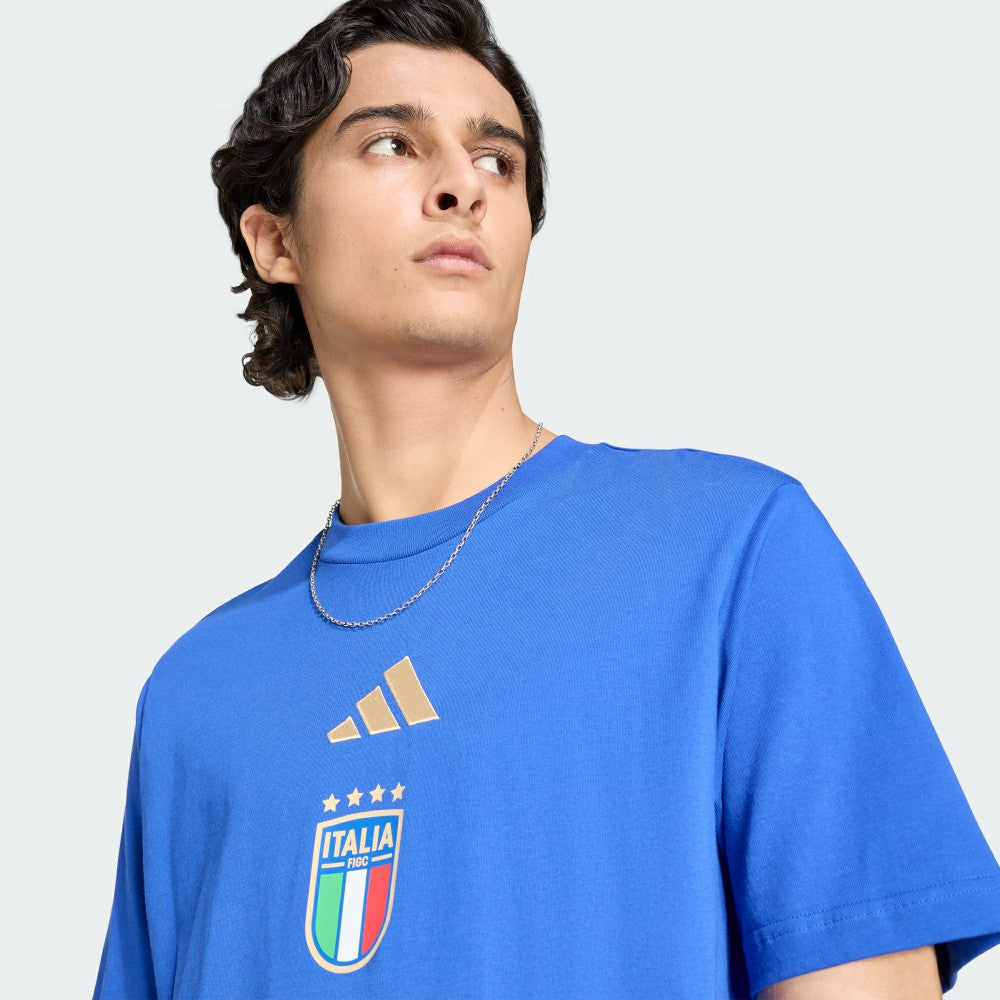 Adidas Italy National Team FIFA x World Cup Alphaskin Graphic T-Shirts - Royal