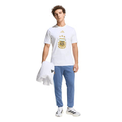 Adidas Argentina National Team FIFA x World Cup Alphaskin Graphic T-Shirts - White