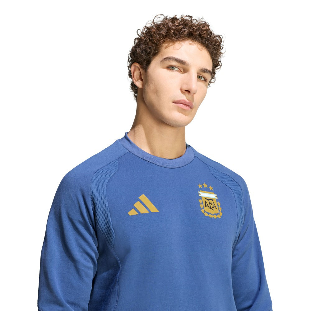 Adidas Argentina National Team FIFA x World Cup Tiro Travel Sweatshirt - Blue