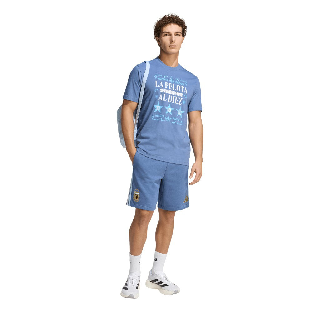 Adidas Argentina National Team FIFA x World Cup 2022 Winners Amply T-Shirts - Blue