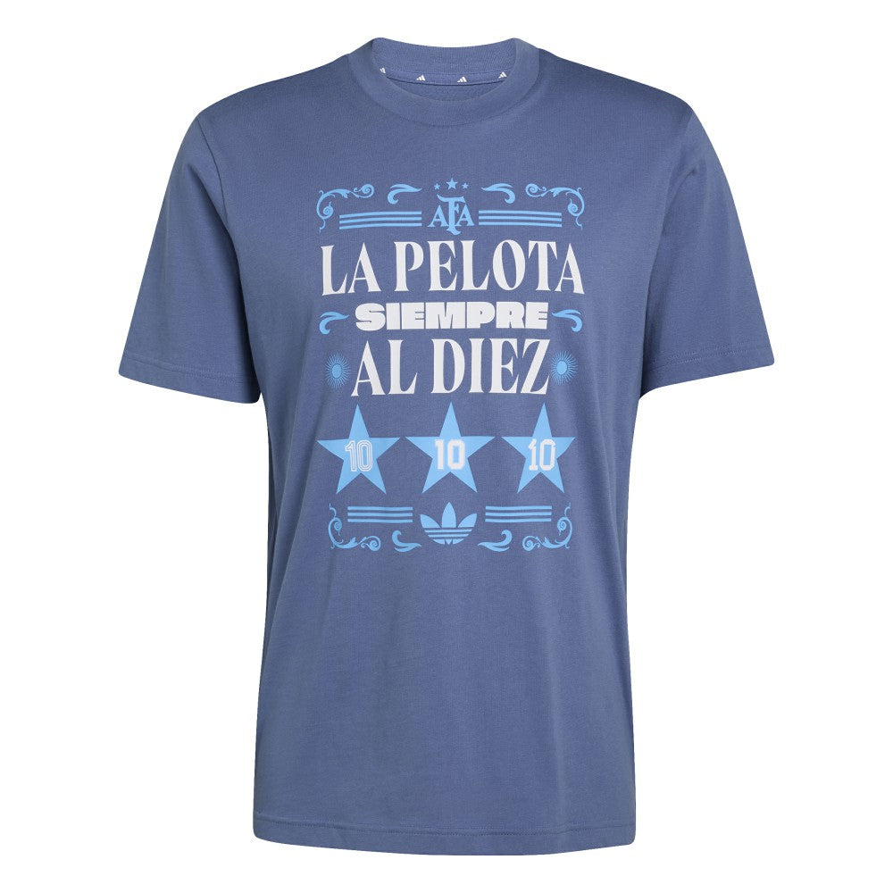 Adidas Argentina National Team FIFA x World Cup 2022 Winners Amply T-Shirts - Blue
