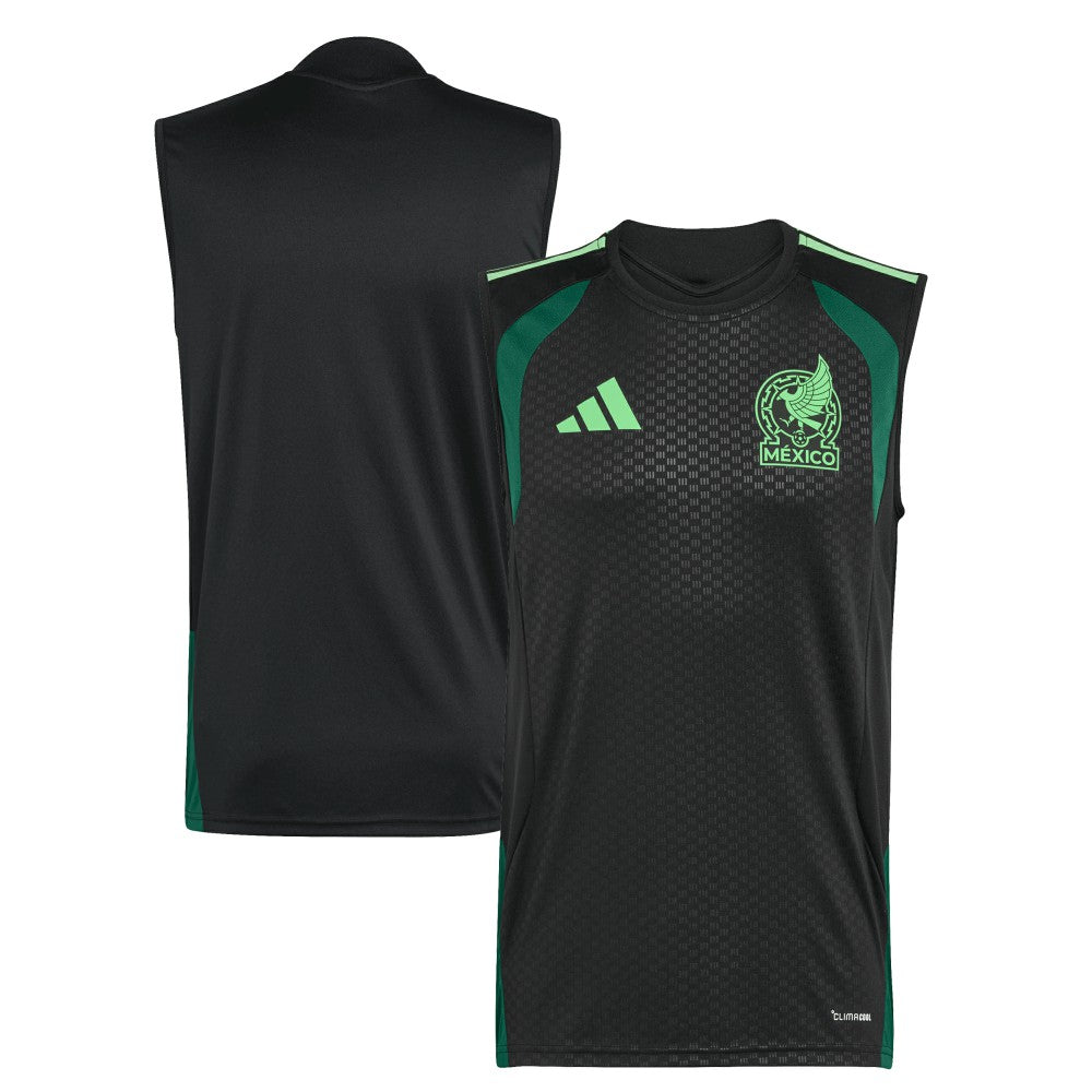 Adidas Mexico National Team FIFA x World Cup 2026 Sleeveless Training Jerseys - Black