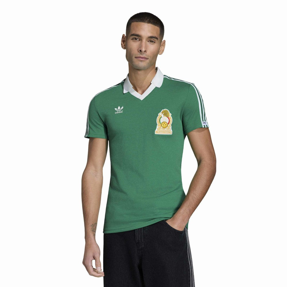 Adidas Mexico National Team 1986 Bringback Home Jerseys - Green