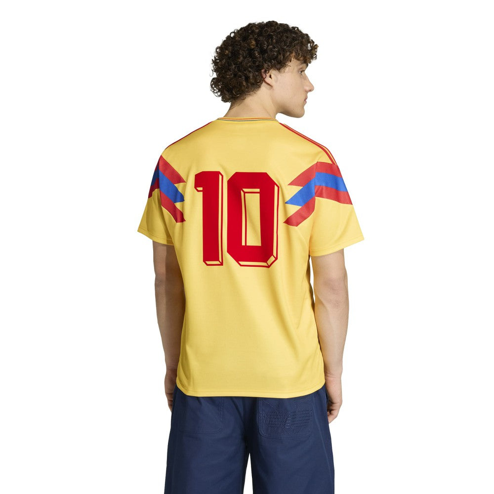 Adidas Colombia National Team 1990 Bringback Home Jerseys - Yellow