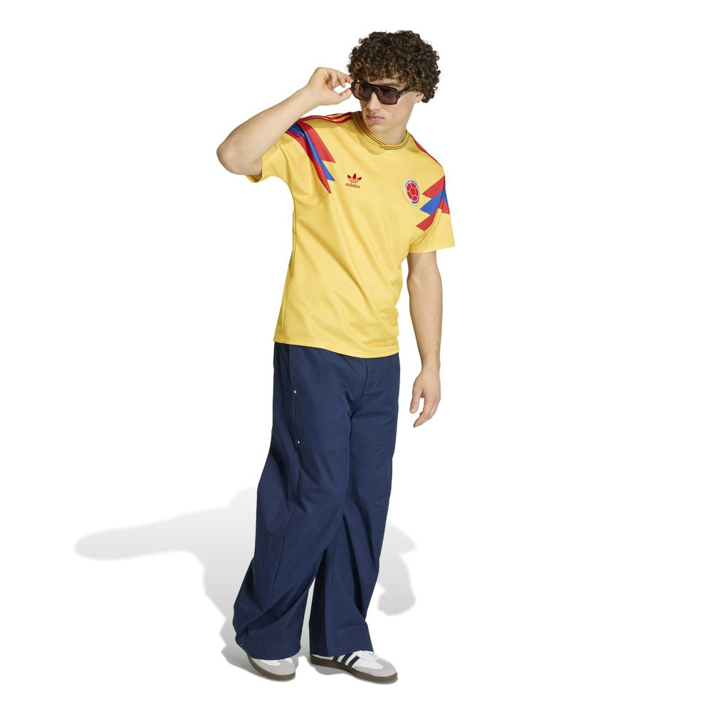 Adidas Colombia National Team 1990 Bringback Home Jerseys - Yellow