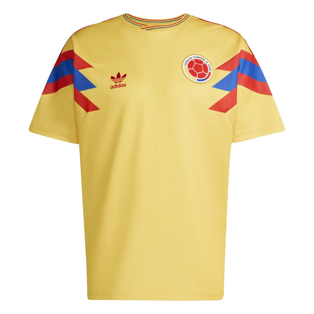 Adidas Colombia National Team 1990 Bringback Home Jerseys - Yellow