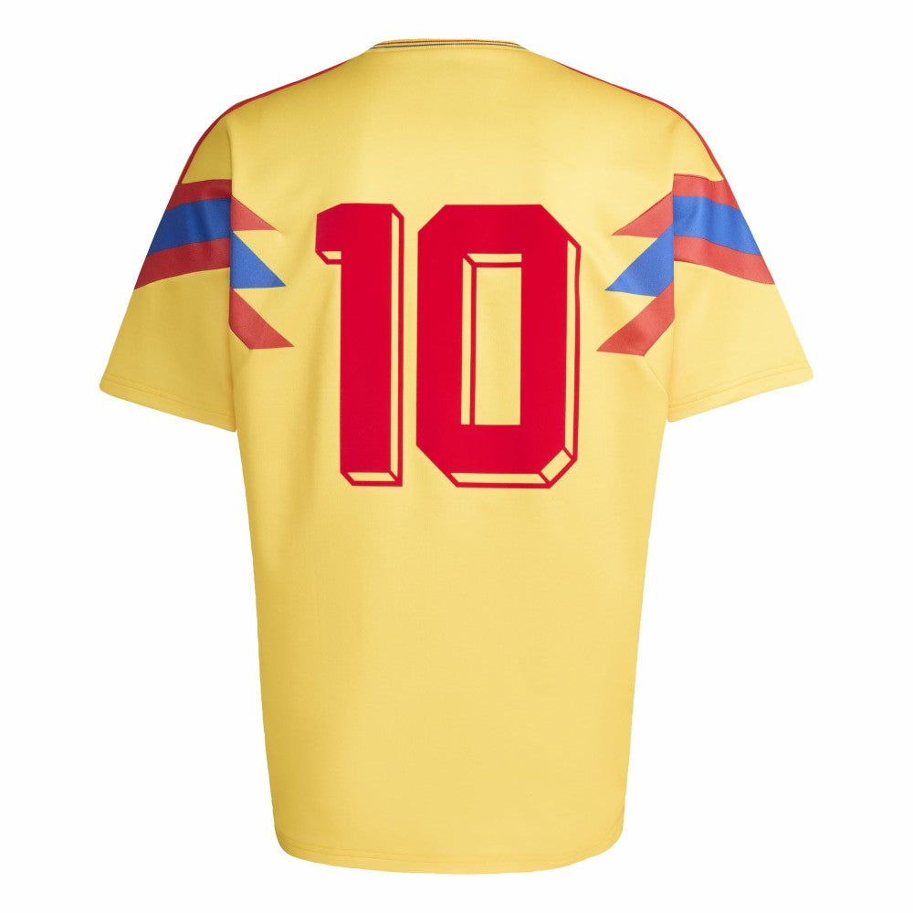 Adidas Colombia National Team 1990 Bringback Home Jerseys - Yellow