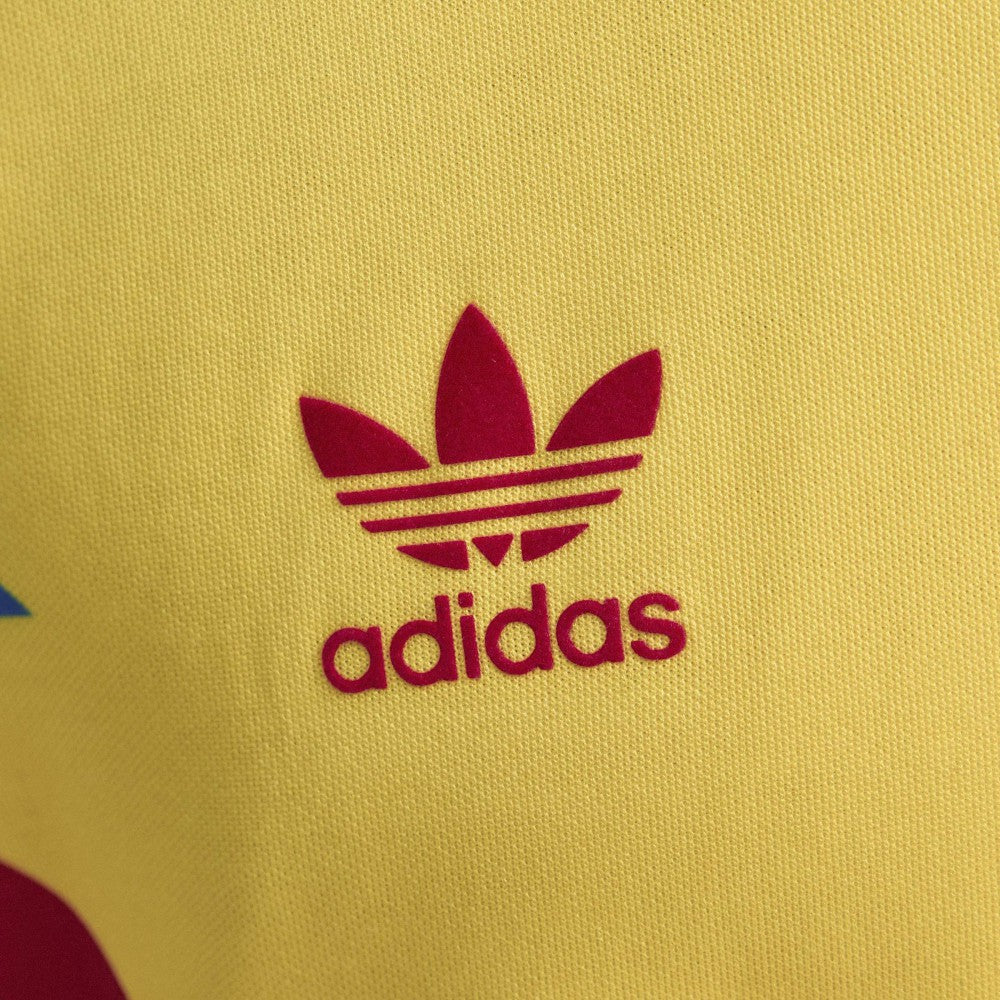 Adidas Colombia National Team 1990 Bringback Home Jerseys - Yellow