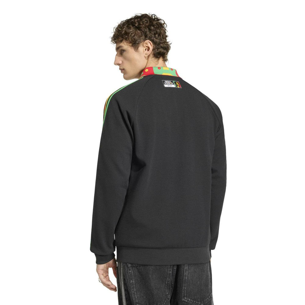 Adidas Jamaica National Team Anthem Full-Zip Jacket - Black