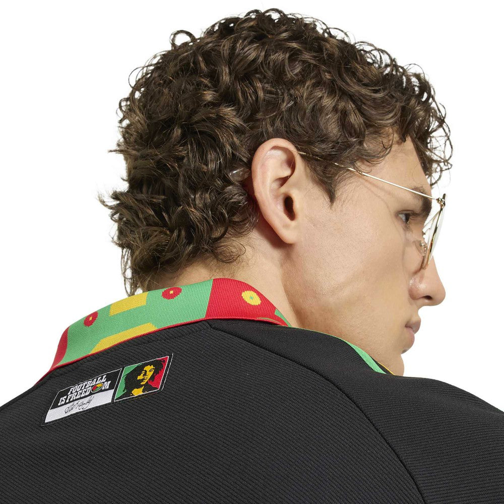 Adidas Jamaica National Team Anthem Full-Zip Jacket - Black