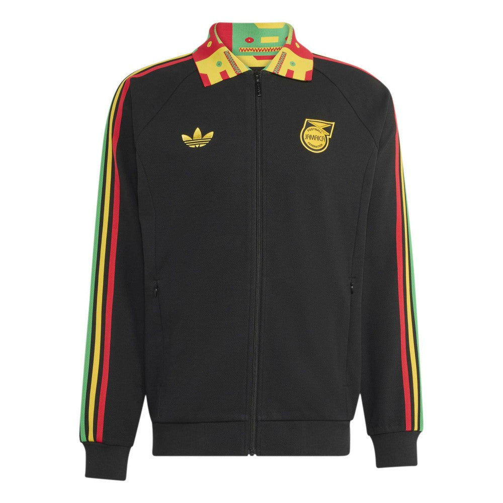 Adidas Jamaica National Team Anthem Full-Zip Jacket - Black