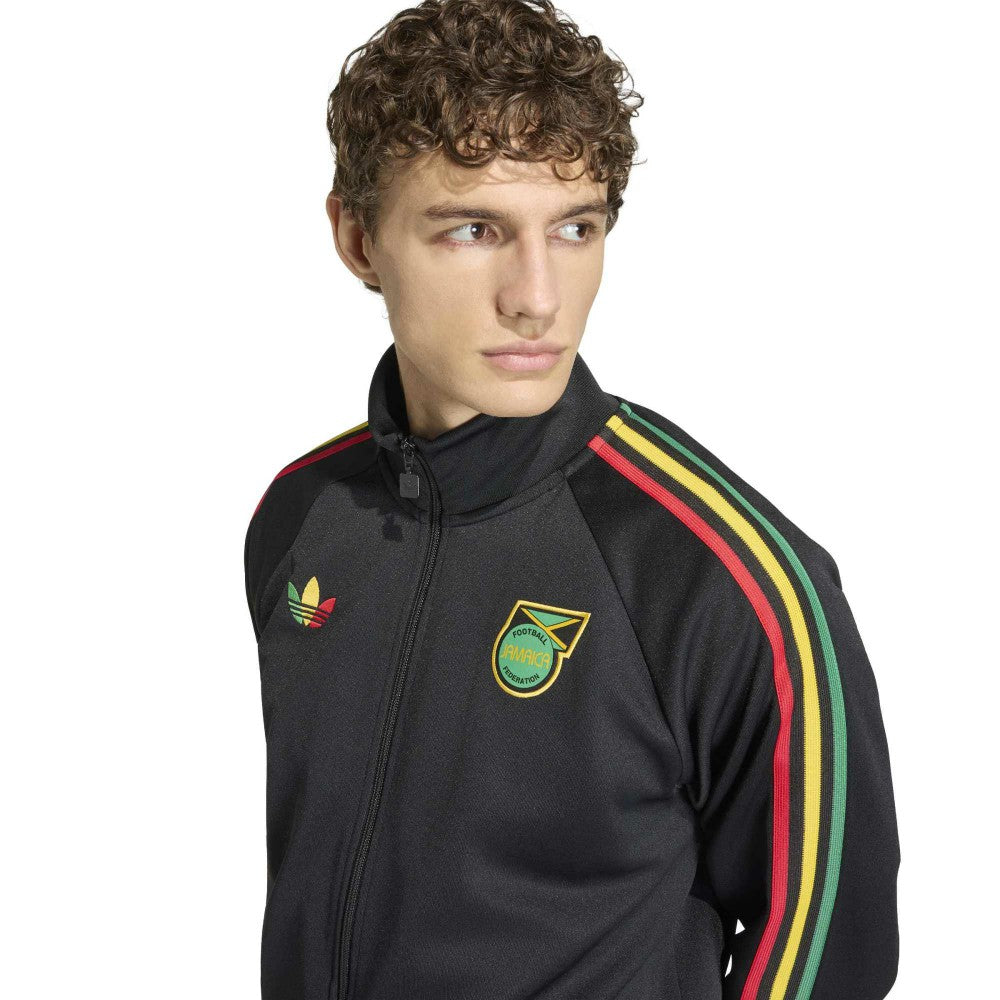 Adidas Jamaica National Team Originals Full-Zip Track Jacket - Black