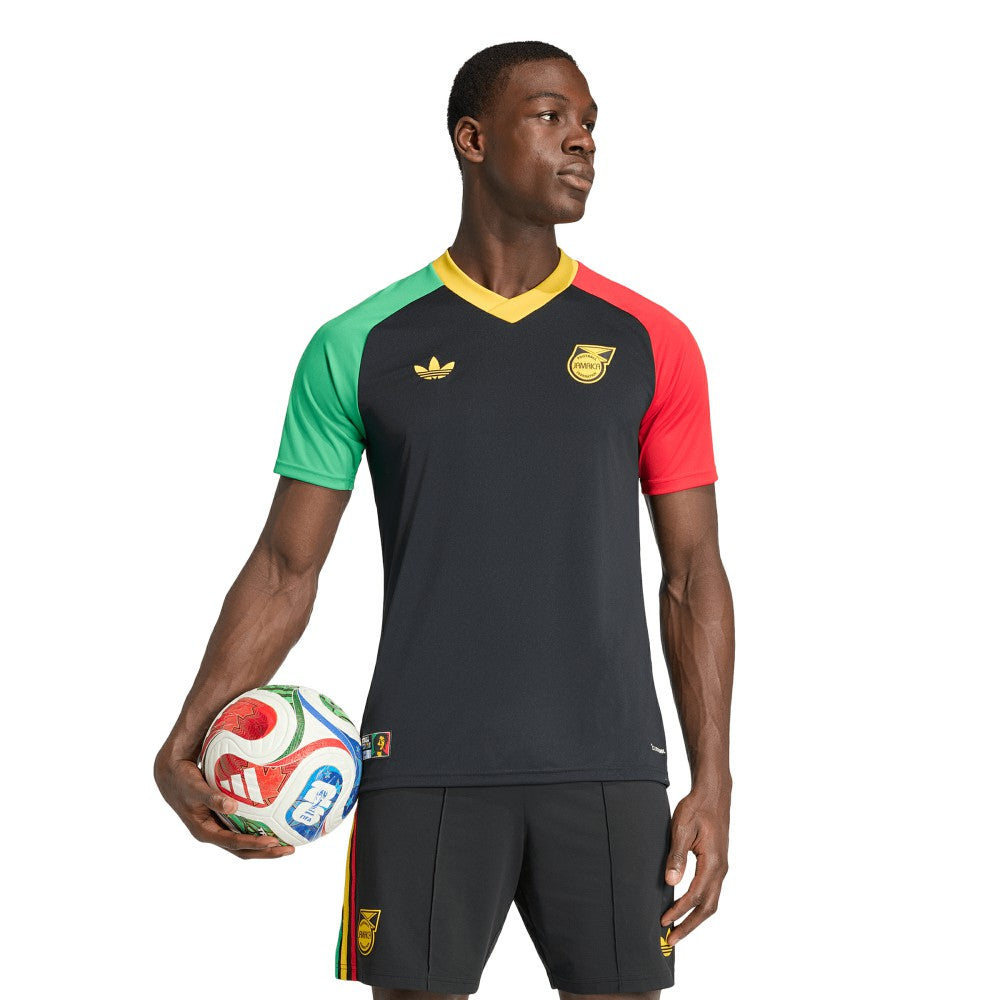 Adidas Jamaica National Team 2026 Pre-Match Training Jerseys - Black