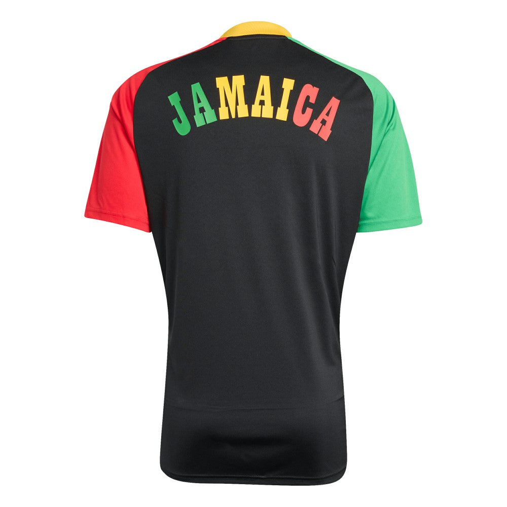 Adidas Jamaica National Team 2026 Pre-Match Training Jerseys - Black