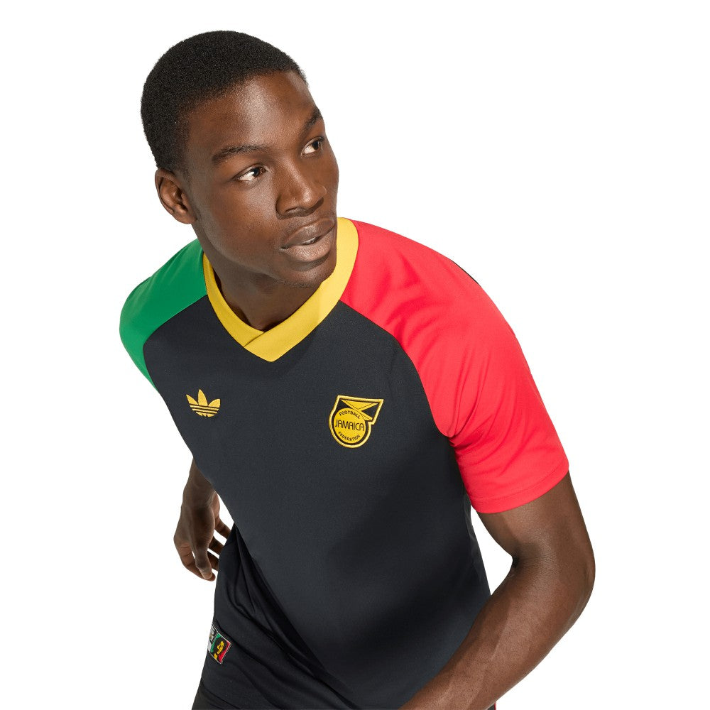 Adidas Jamaica National Team 2026 Pre-Match Training Jerseys - Black