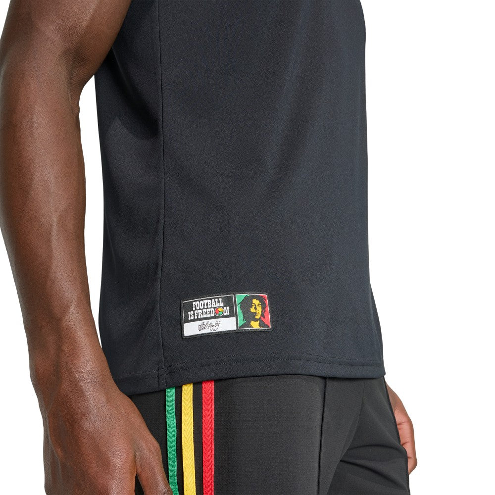 Adidas Jamaica National Team 2026 Pre-Match Training Jerseys - Black