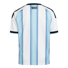 Adidas Argentina National Team Youth FIFA x World Cup 2026 Home Replica Jerseys - White