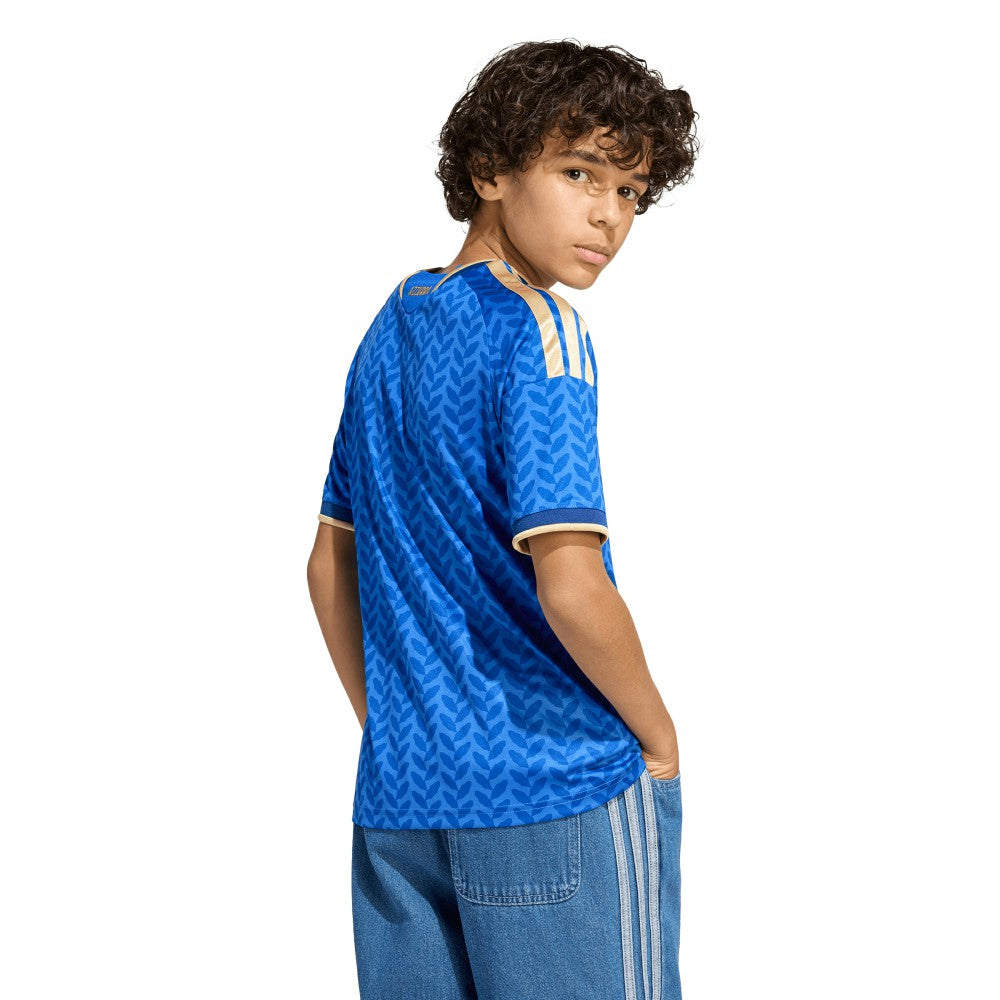 Adidas Italy National Team Youth FIFA x World Cup 2026 Home Replica Jerseys - Blue