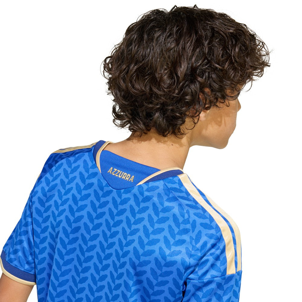 Adidas Italy National Team Youth FIFA x World Cup 2026 Home Replica Jerseys - Blue