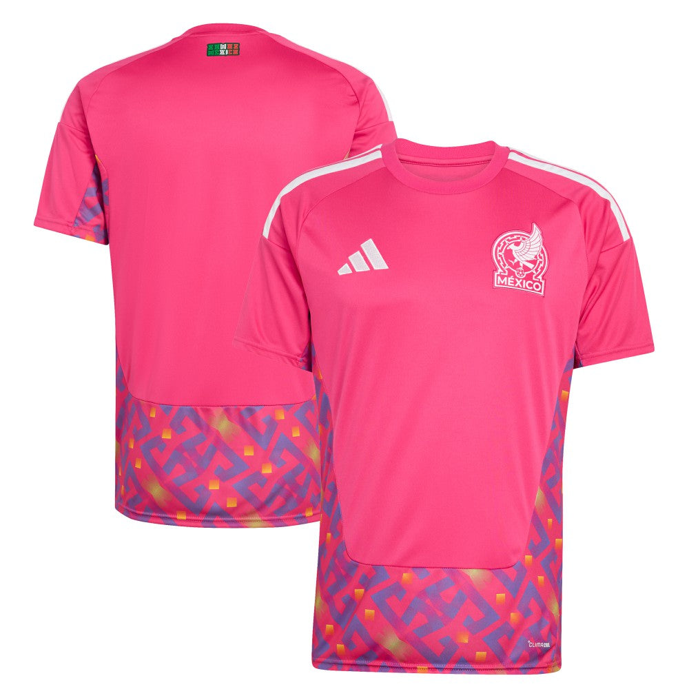 Adidas Mexico National Team FIFA x World Cup 2026 Goalkeeper Replica Jerseys - Pink