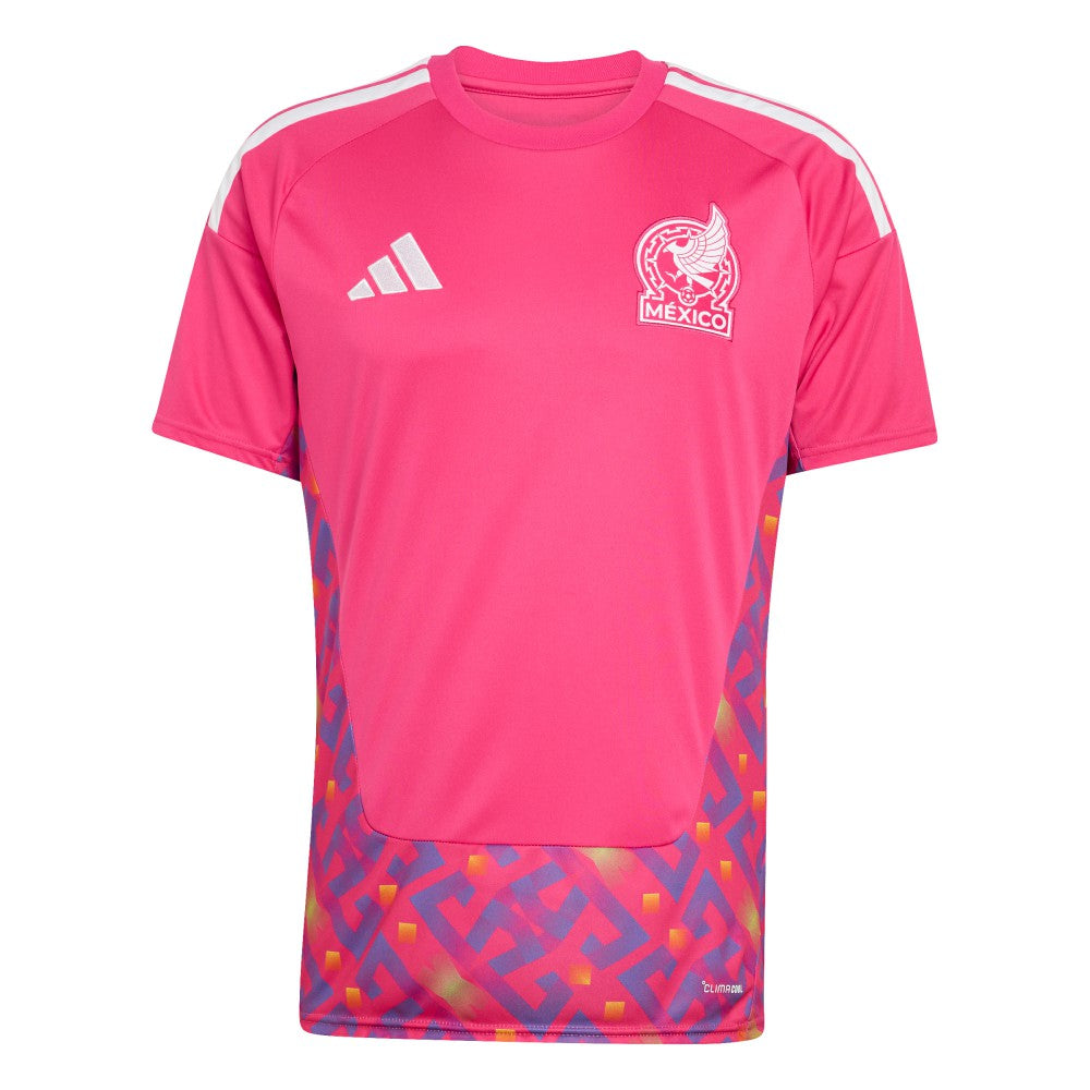 Adidas Mexico National Team FIFA x World Cup 2026 Goalkeeper Replica Jerseys - Pink