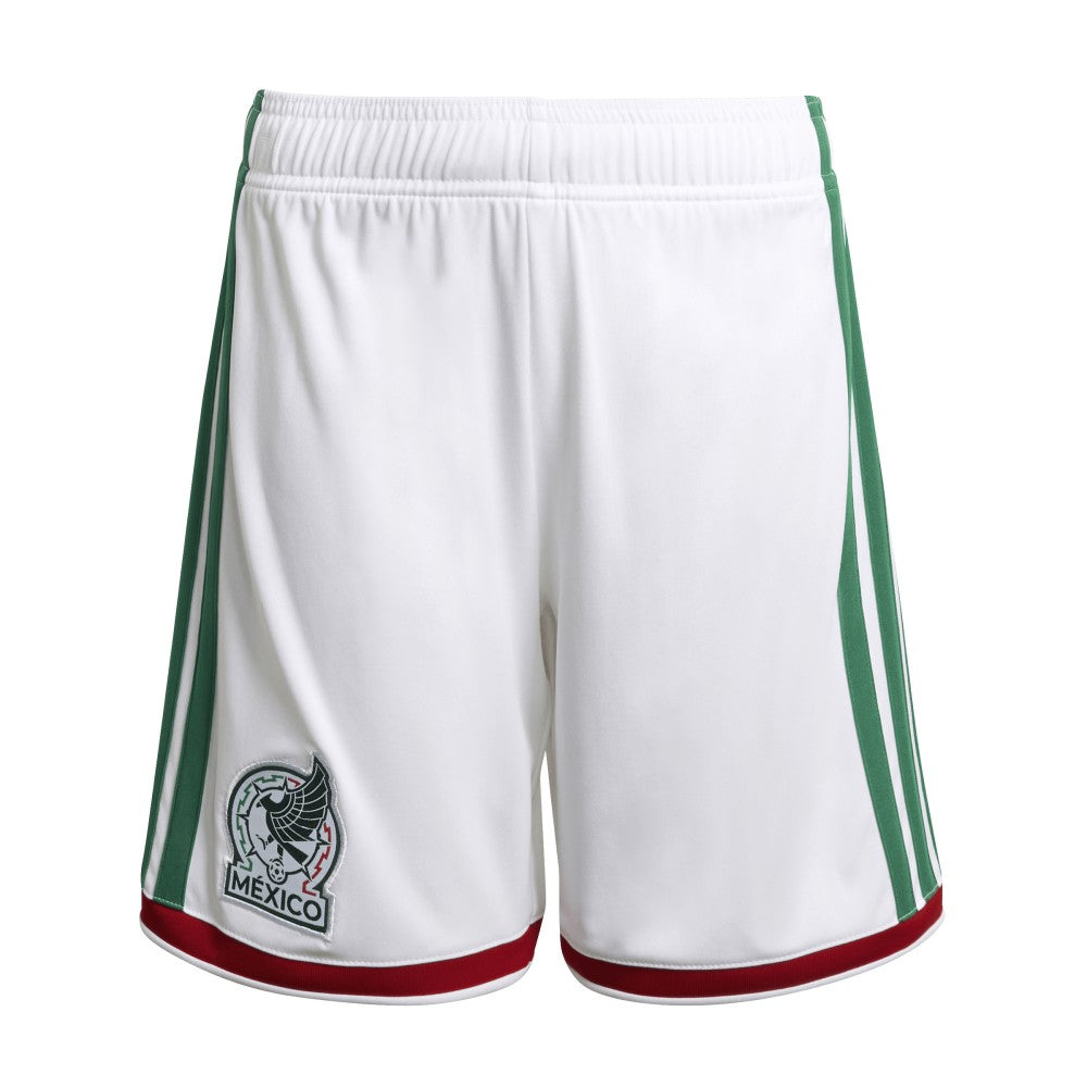 Adidas Mexico National Team Youth FIFA x World Cup Replica Shorts - White