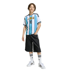 Adidas Lionel Messi Argentina National Team Youth FIFA x World Cup 2026 Home Replica Jerseys - White