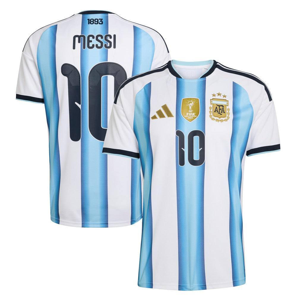 Adidas Lionel Messi Argentina National Team FIFA x World Cup 2026 Home Replica Jerseys - White