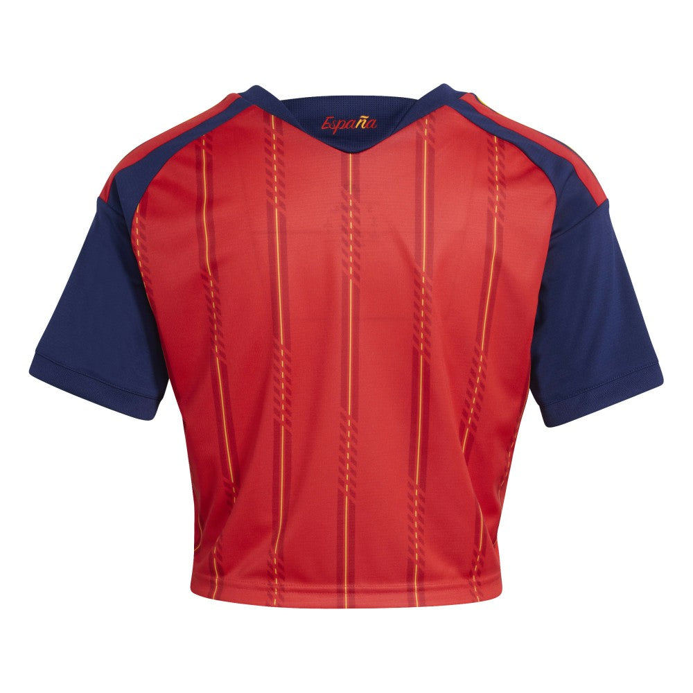 Adidas Spain National Team Women's FIFA x World Cup 2026 Home Cropped Replica Jerseys - Red
