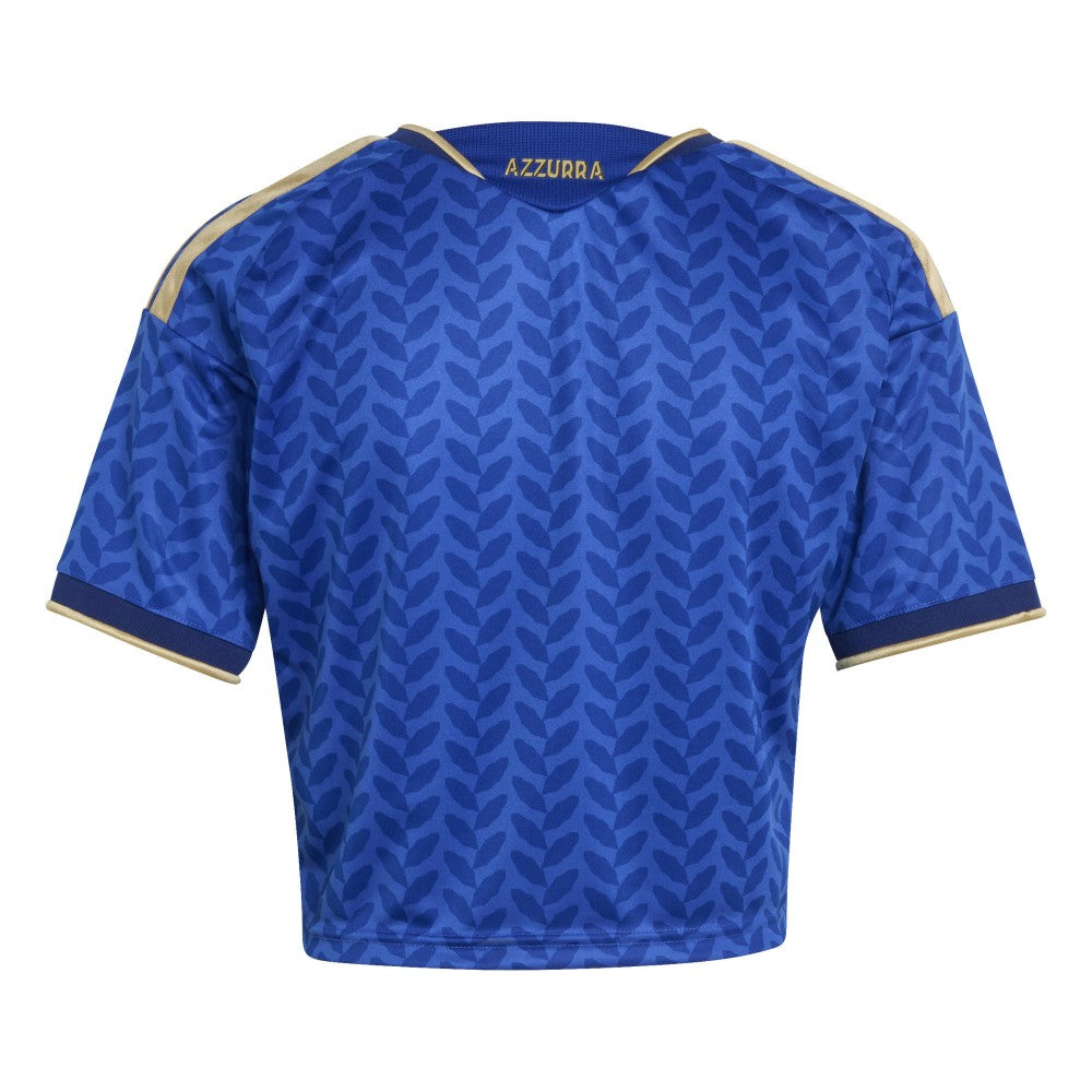 Adidas Italy National Team Women's FIFA x World Cup 2026 Home Cropped Replica Jerseys - Royal