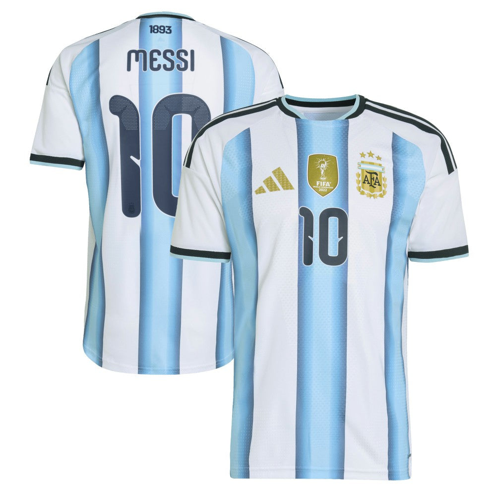 Adidas Lionel Messi Argentina National Team FIFA x World Cup 2026 Home On Field Jerseys - White