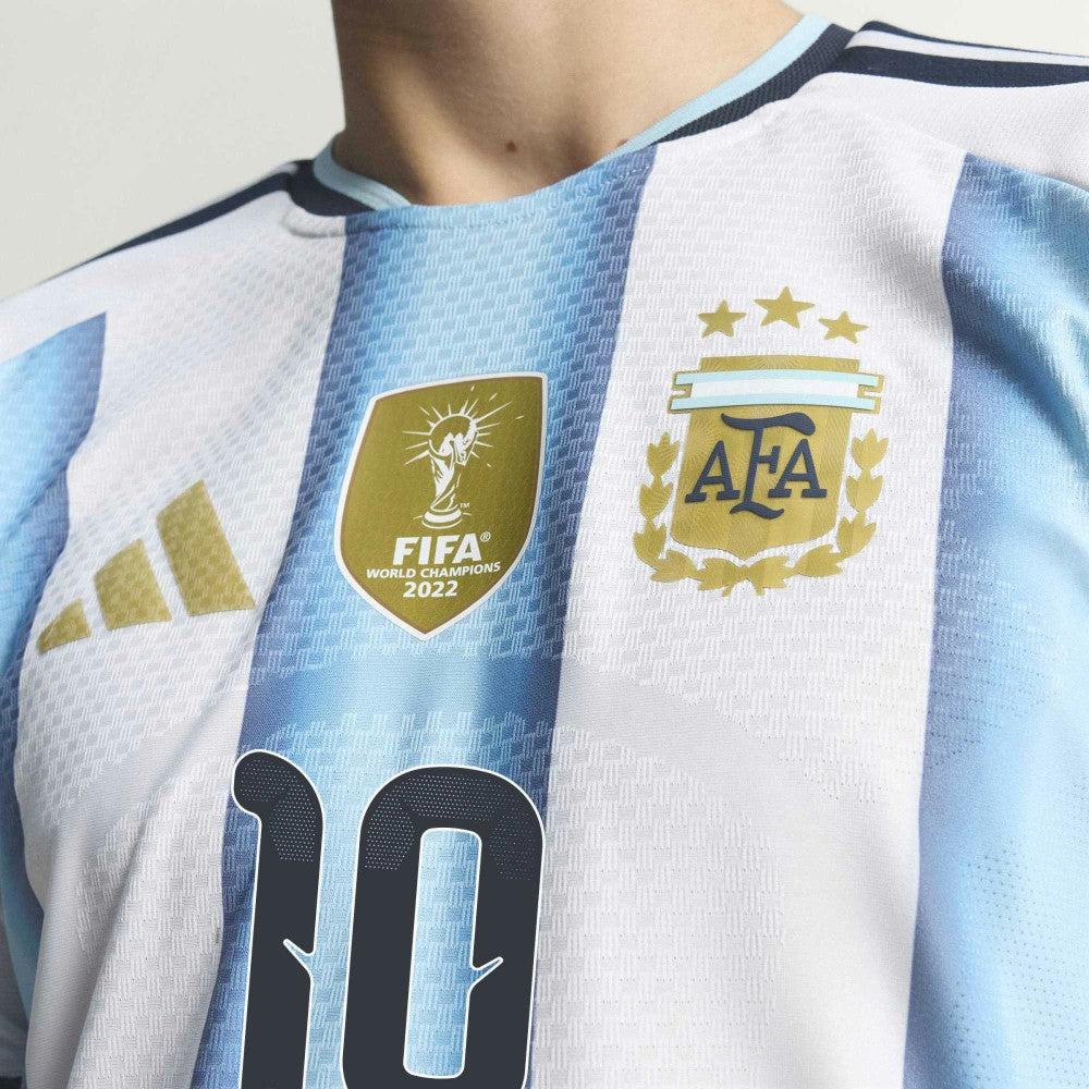 Adidas Lionel Messi Argentina National Team FIFA x World Cup 2026 Home On Field Jerseys - White
