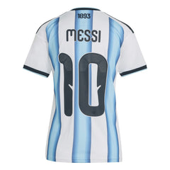 Adidas Lionel Messi Argentina National Team Women's FIFA x World Cup 2026 Home Replica Jerseys - White