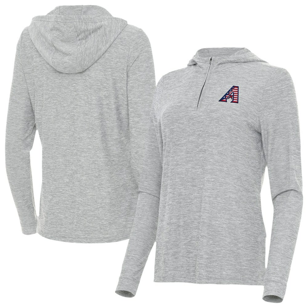 Arizona Diamondbacks Antigua Women's Daybreak Quarter-Zip Hoodie Lifestyle