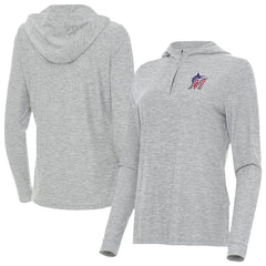 Miami Marlins Antigua Women's Daybreak Quarter-Zip Hoodie Clearance