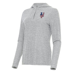 New York Mets Antigua Women's Daybreak Quarter-Zip Hoodie Near Me