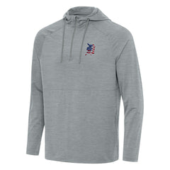 Detroit Tigers Antigua Spikes Stars and Stripes Team Logo Quarter-Zip Pullover Hoodie Sale