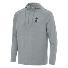 Los Angeles Angels Antigua Spikes Stars and Stripes Team Logo Quarter-Zip Pullover Hoodie for sale