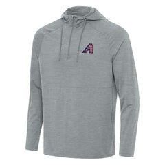 Arizona Diamondbacks Antigua Spikes Stars and Stripes Team Logo Quarter-Zip Pullover Hoodie Near Me