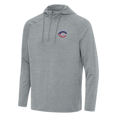 Cincinnati Reds Antigua Spikes Stars and Stripes Team Logo Quarter-Zip Pullover Hoodie Online