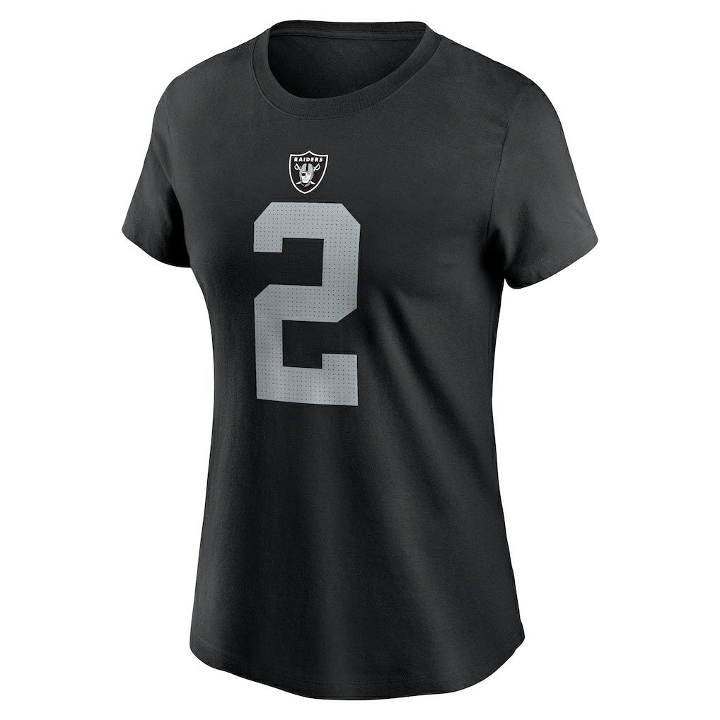 Ashton Jeanty Las Vegas Raiders Women's Name & Number T-Shirt Black - Nike