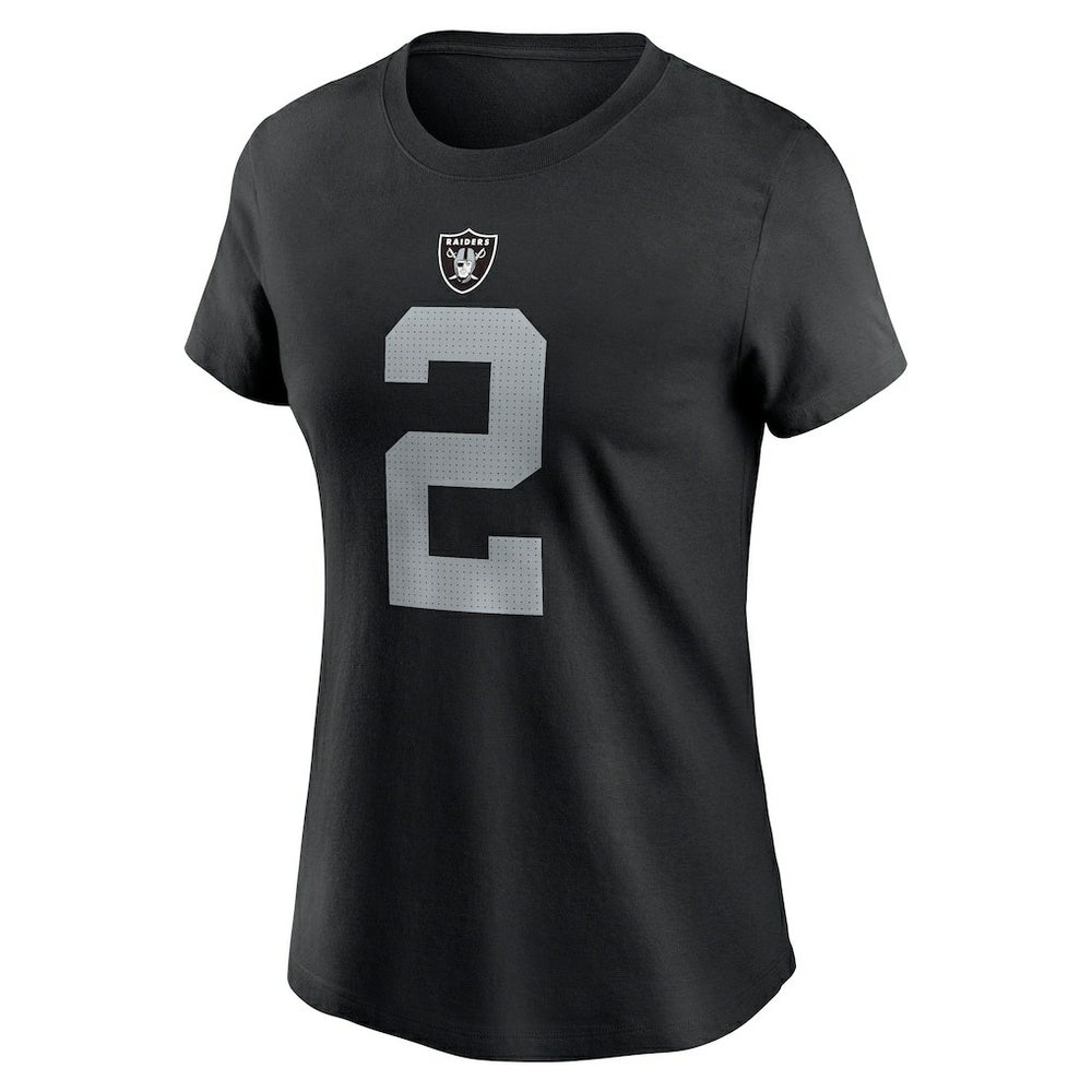 Ashton Jeanty Las Vegas Raiders Women's Name & Number T-Shirt Black - Nike
