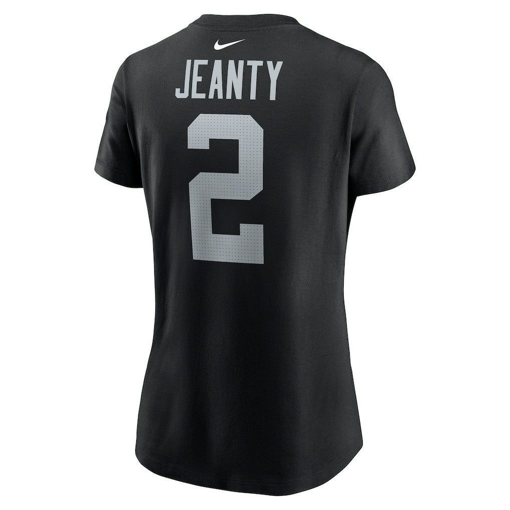 Ashton Jeanty Las Vegas Raiders Women's Name & Number T-Shirt Black - Nike