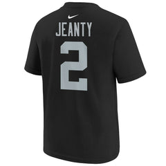 Ashton Jeanty Las Vegas Raiders Youth 2025 NFL Draft First Round Pick Name & Number T-Shirt Black - Nike