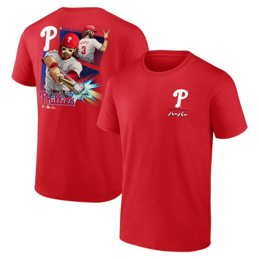 Bryce Harper Philadelphia Phillies Anime Player T-Shirt Near Me