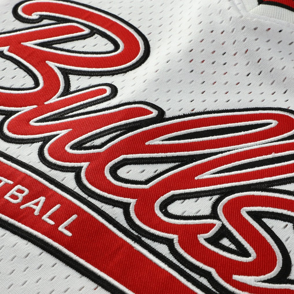 Mitchell & Ness - Scottie Pippen Chicago Bulls Player Mesh V-Neck Shirt - White