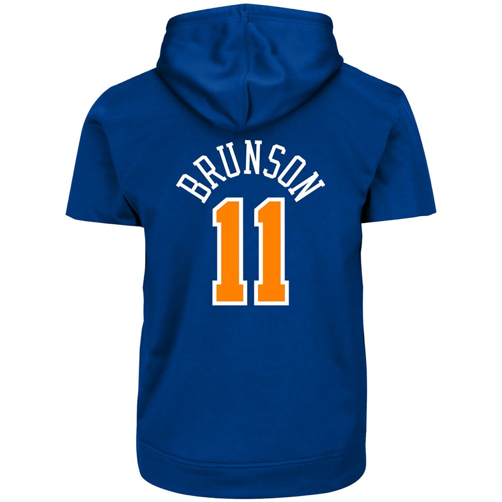 Fanatics - Jalen Brunson New York Knicks Big & Tall Short Sleeve Hoodie - Blue
