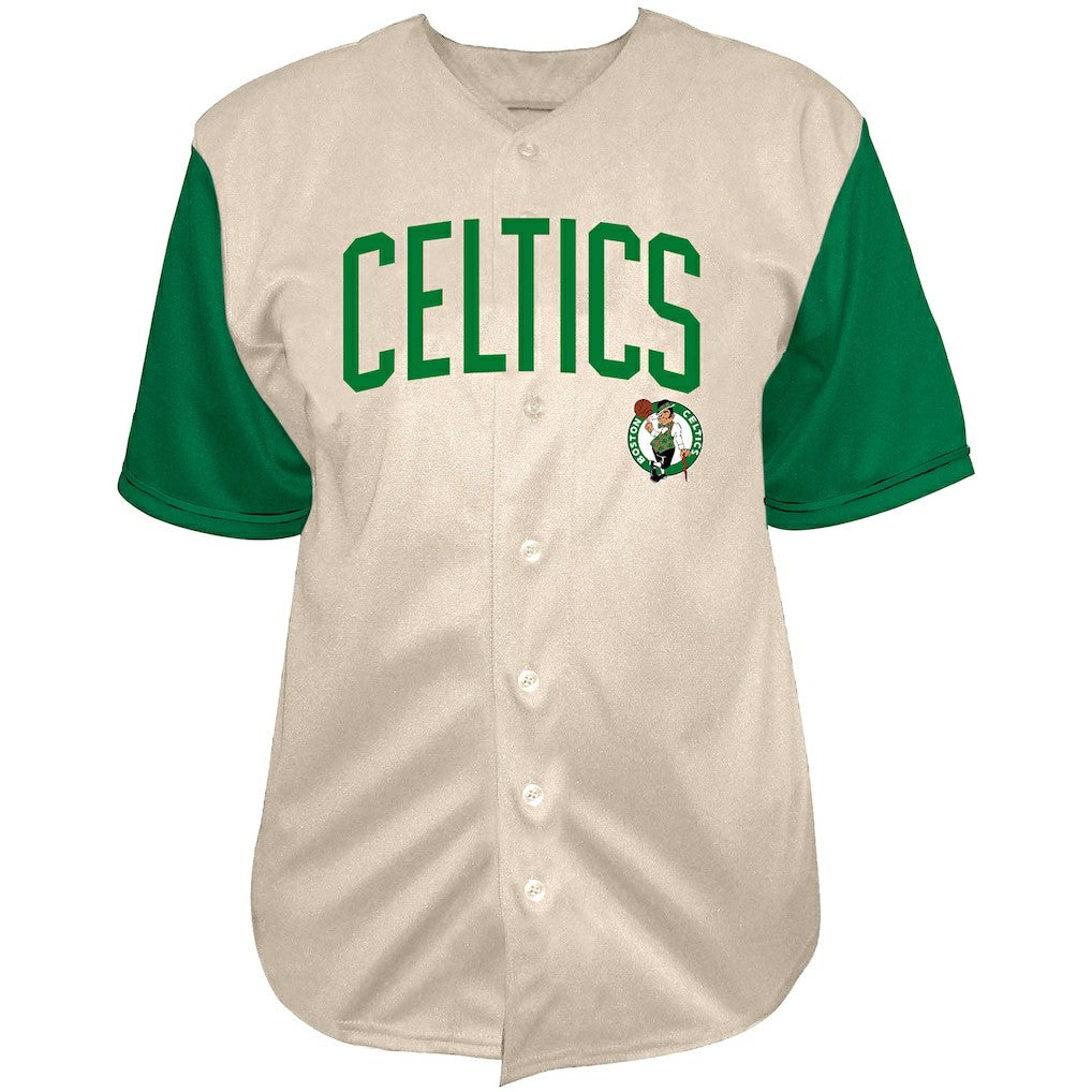 Fanatics - Jayson Tatum Boston Celtics Baseball Jersey - Cream