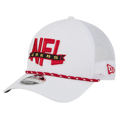 San Francisco 49ers New Era NFL 9FORTY A-Frame M-Crown Adjustable Trucker Hat White - NFL